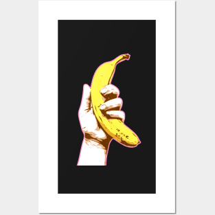 Hand with Banana | Pop Art Posters and Art